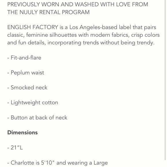 Anthropologie plaid ruffle house - Picture 5 of 5